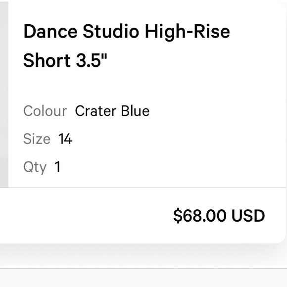 Lululemon Dance Studio High Rise Short - Picture 7 of 7